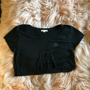 LA Hearts “bad gal” Cropped Tee